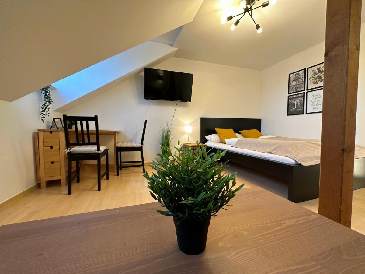 Gemütliche, charmante Ferienwohnung Nähe Zentrum Plauen Exterior foto